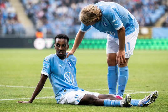 Malmö FFs Taha Ali och Sebastian Nanasi