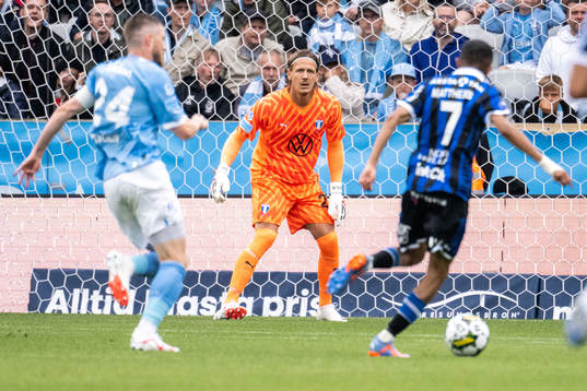 Malmö FFs målvakt Johan Dahlin