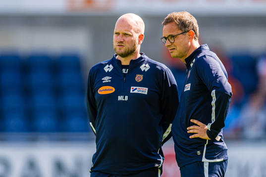 Marius Bøe, assistant coach of Aalesund, and Christian
