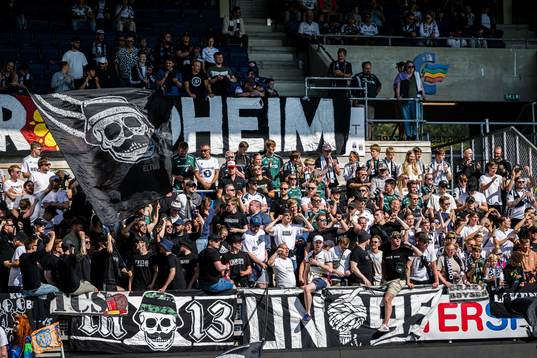 Spectators in the stands