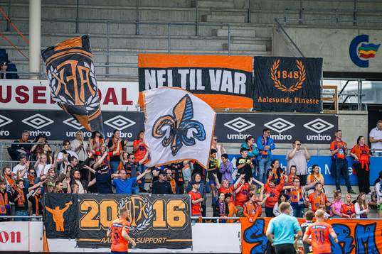 Spectators in the stands