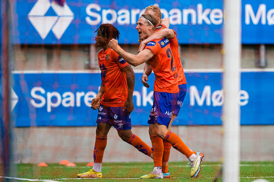 Markus Karlsbakk of Aalesund celebrates