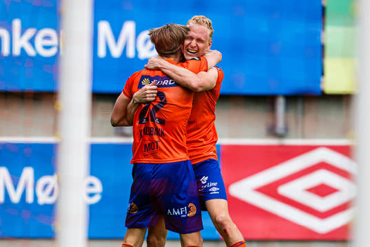 Markus Karlsbakk of Aalesund celebrates