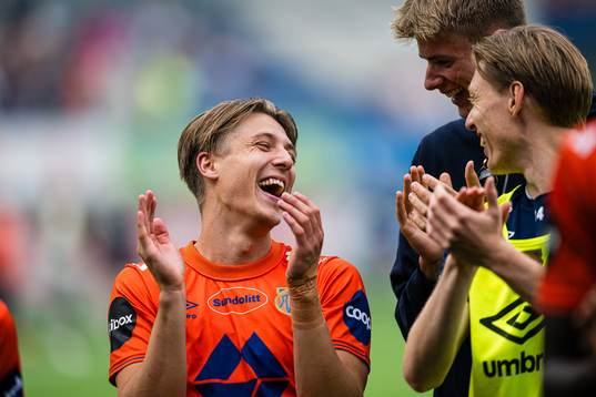 Markus Karlsbakk of Aalesund celebrates