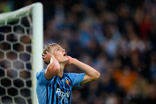 Djurgårdens Lucas Bergvall deppar