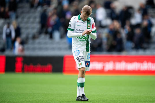 Varbergs Leo Frigell Jansson deppar