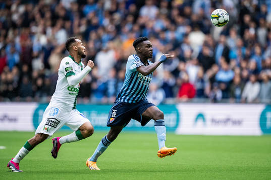 Varbergs Vinicius Nogueira de Oliveira och Djurgårdens