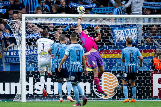 Djurgårdens målvakt Jacob Widell Zetterström