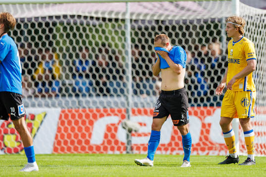 Halmstads Joel Allansson deppar