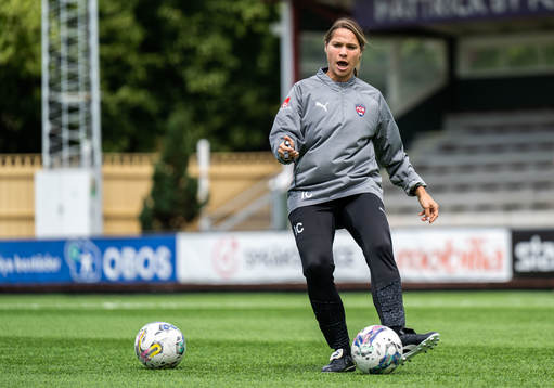 FC Rosengårds tränare Ieva Cederström