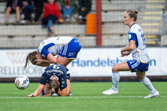 IFK Norrköpings Lovisa Gustafsson och FC Rosengårds