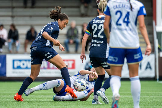 FC Rosengårds Halimatu Ibrahim Ayinde och IFK Norrköpings