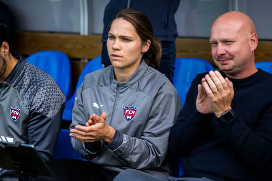 FC Rosengårds tränare Ieva Cederström och assisterande