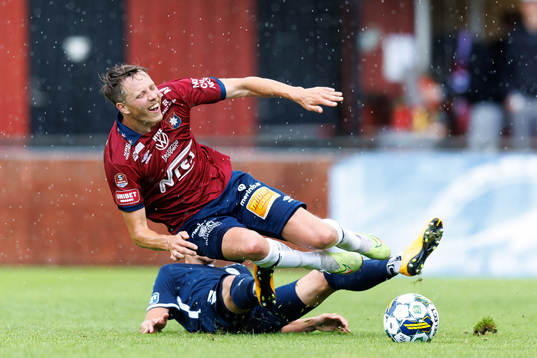 Örgrytes Viktor Lundberg och Utsiktens Fredrik Martinsson