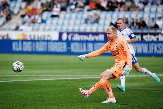 Häckens målvakt Peter Abrahamsson