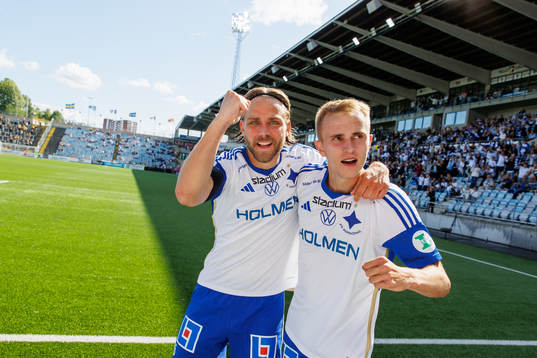IFK Norrköpings Christoffer Nyman och Victor Stange Lind