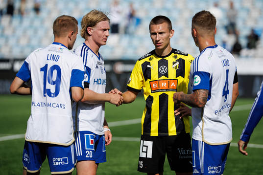 IFK Norrköpings Daniel Fritz Eid och Häckens Kristoffer