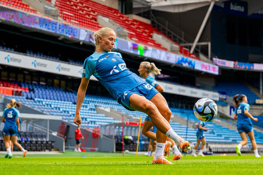 Guro Bergsvand of the Norwegian women's national football