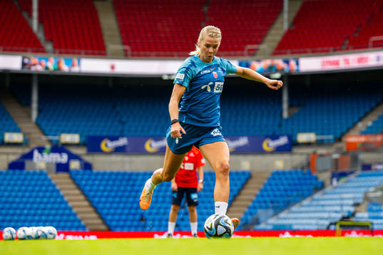 Ada Hegerberg of the Norwegian women's national football