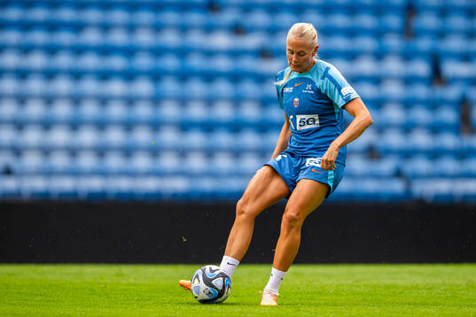 Guro Bergsvand of the Norwegian women's national football