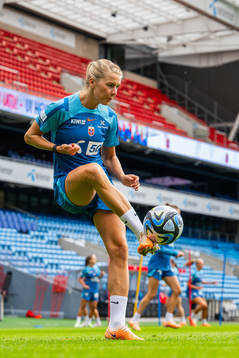 Ada Hegerberg of the Norwegian women's national football