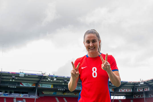 Vilde Bøe Risa of the Norwegian women's national football