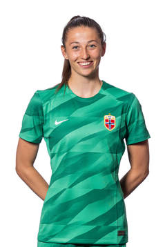 Goalkeeper Cecilie Fiskerstrand of the Norwegian women’s