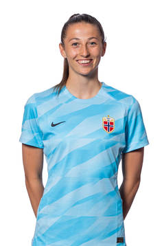 Goalkeeper Cecilie Fiskerstrand of the Norwegian women’s