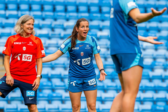 Hege Riise, head coach of the Norwegian women's national