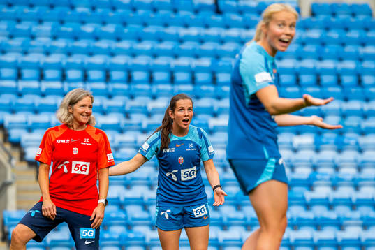 Hege Riise, head coach of the Norwegian women's national