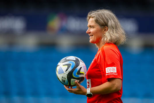 Hege Riise, head coach of the Norwegian women's national