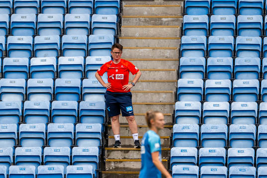 Monica Knudsen, assistant coach of the Norwegian women's