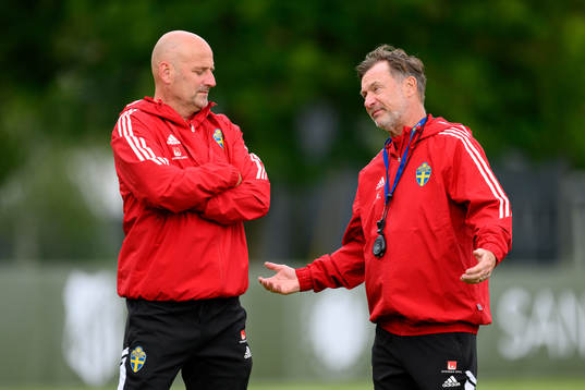 Assistant coach Magnus Wikman and Head coach Peter