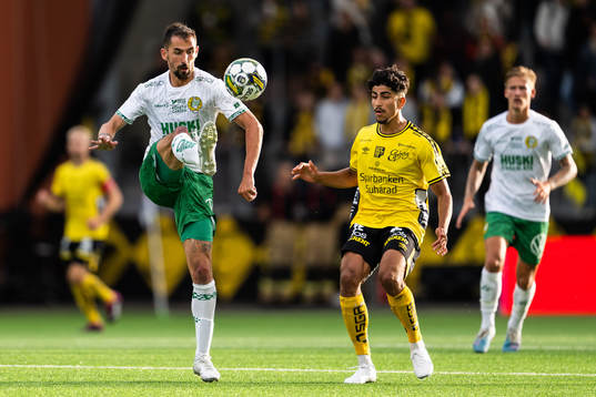 Hammarbys Loret Sadiku och Elfsborgs Ahmed Qasem
