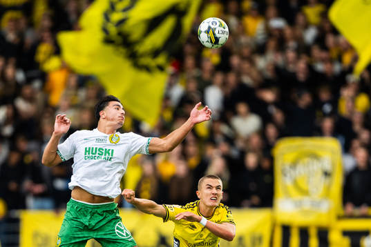 Hammarbys Jusef Erabi och Elfsborgs Gustaf Lagerbielke