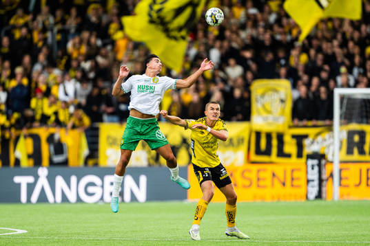 Hammarbys Jusef Erabi och Elfsborgs Gustaf Lagerbielke