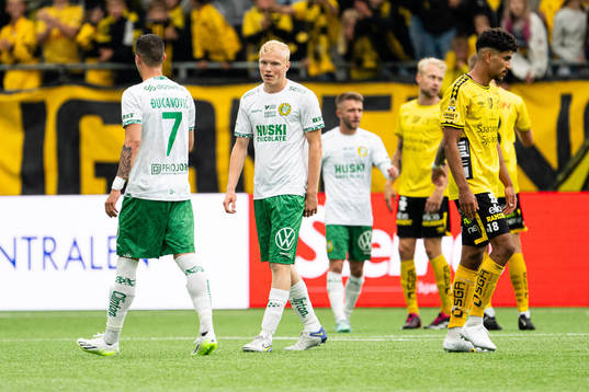 Hammarbys Marcus Rafferty deppar