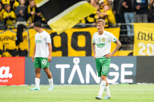 Hammarbys Fredrik Hammar deppar
