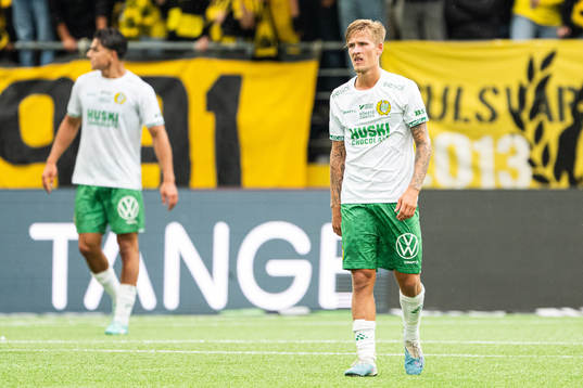Hammarbys Fredrik Hammar deppar