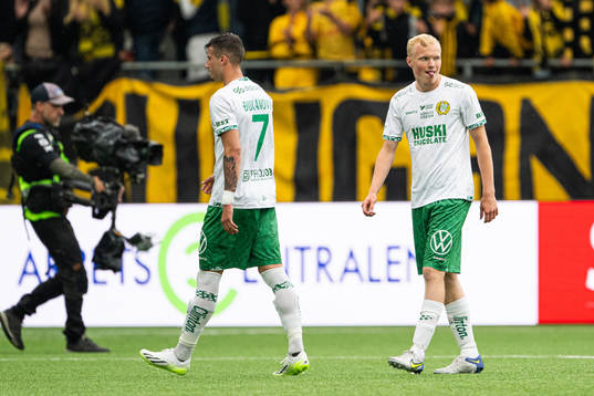 Hammarbys Marcus Rafferty deppar