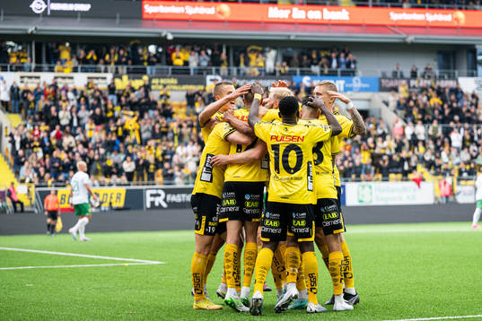 Elfsborgs spelare jublar
