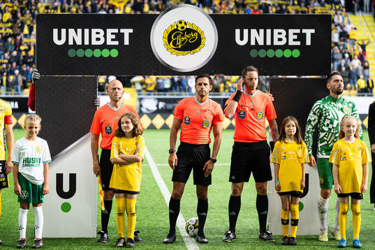under fotbollsmatchen i Allsvenskan mellan Elfsborg och