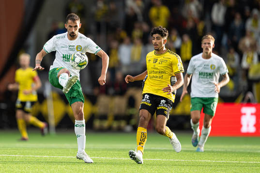 Hammarbys Loret Sadiku och Elfsborgs Ahmed Qasem