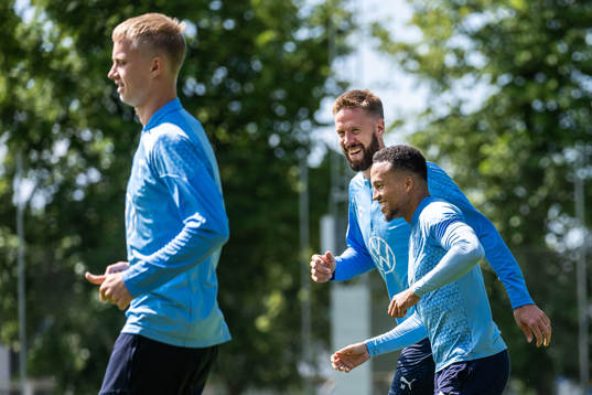 Malmö FFs Pontus Jansson och Martin Olsson