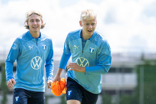 Malmö FFs Sebastian Nanasi och Otto Rosengren