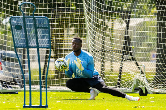 Malmö FFs målvakt Ismael Diawara