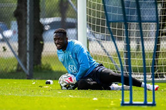 Malmö FFs målvakt Ismael Diawara