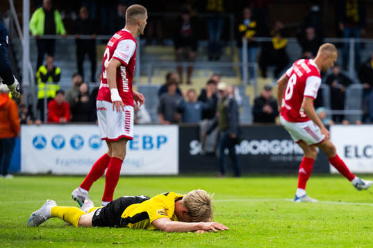 Mjällbys Herman Johansson deppar