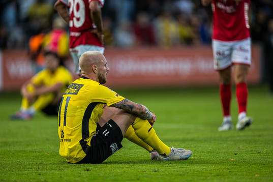 Mjällbys Adam Ståhl deppar