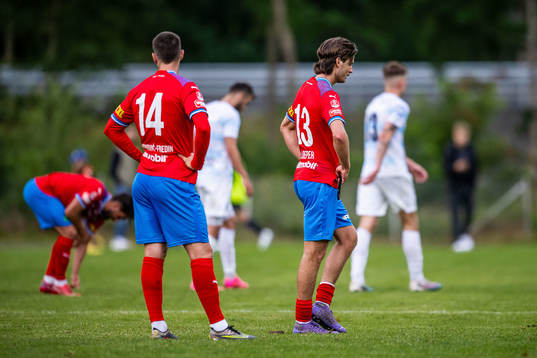 Helsingborgs Oliver Stojanovic Fredin och Wilhelm Loeper